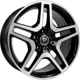AKD-GX421-03 16 Inç 5X160 ET25 65.1 Crystal Silver Polished 16 Inç Jant Takımı (4 Adet)