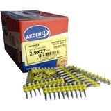 Akdeniz 2.9X27 mm Metal Beton Kademeli Tabanca Çivisi 1000 Adet Güçlü Tutuş İçin Uygun Gaz Tüpü Hariç