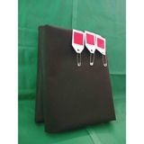 Akdeniz 200X160CM Black screen arkaplan Siyah kumaş Fon Perde+Yapışkanlı Duvar Askı Aparatları