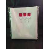 Akdeniz 200X160CM White screen arkaplan Beyaz kumaş Fon Perde+Yapışkanlı Duvar Askı Aparatları