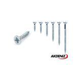 Akdeniz 3.5x13 mm Çinko 1000 Adet Sunta Vidası
