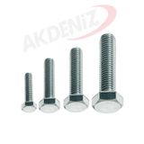 Akdeniz DIN933 M8*70 Mm Galv. Kaplamalı Cıvata 1000 Adet