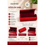 Akdeniz Kutu Taşınabilir Lüks Deri Gözlük Kapı