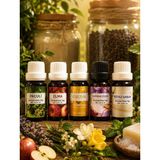 Akdeniz Vitamin 5 x 10ML Set Esansiyel Uçucu Koku Yağı Buhurdanlık Yağı Difüzör Esansı Hobi Esans Ortam Oda Kokusu