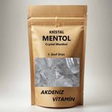 Akdeniz Vitamin Saf Kristal Mentol Crystal Menthol 100 G