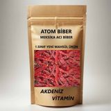 Akdeniz Vitamin Zehir Acı Kurutulmuş Meksika Biber 110.000 Acı 1 KG