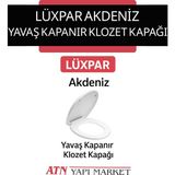Akdeniz Yavaş Kapanır Klozet Kapağı – Sessiz, Kolay Montajlı, Hijyenik Tasarım