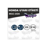 AKDESEN Honda Motosiklet Uyarı Sticker