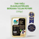 Akdu Peynir Tam Yağlı Bergama Tulum Peyniri 250 gr - Koyun, İnek ve Keçi Sütünden, Olgunlaştırılmış, Şirden Mayalı, International Taste Enstitute Ödüllü, Coğrafi İşaretli