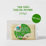 Akdu Peynir Tam Yağlı Taze Dil Peyniri 250 Gr - %100 İnek Sütünden, Az Tuzlu Yumuşak Dokulu