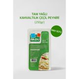 Akdu Tam Yağlı Çeçil Peyniri, Az Tuzlu Lifli ve Yüksek Proteinli 250 gr