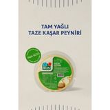 Akdu Tam Yağlı Taze Kaşar Peyniri 250 gr - %100 İnek Sütünden