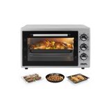 Akel AF340L 34lt Gri Mini/Midi Fırın, Aydınlatmalı, Zaman Ayarlı, Izgara & Fırın, 2 Tepsi 1 Tel Izgara