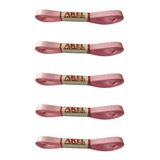 Akel Dar Dokuma Toz Pembe Saten Kurdele - 1 Cm. X 10 Metre - 5 Adet