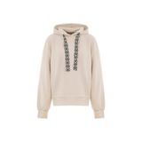 Akep MFKD03206 Ekru Kapüşon Yaka Desenli Kadın Sweatshirt