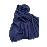 Aker 921 Lacivert Twill Düz İpek Eşarp