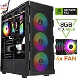 Aker Akerpc FR01 Ryzen 5 5500 16GB Ddr4 500GB SSD RTX4060 8gb Oyuncu Masaüstü Bilgisayar - FreeDos - İşletim Sistemi Yok