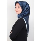 Aker Düz Ipek Eşarp 7208701-322 Lacivert - Renkli