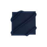 Aker Elegance Monogram Eşarp - Lacivert 921