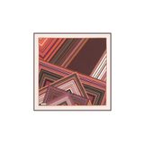 Aker Eşarp Bordo Kadın Geometrik Desenli Polyester Eşarp