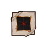 Aker Eşarp Ekru-Lacivert Kadın Eşarp 8821230313