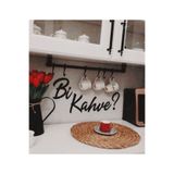 Aker Hediyelik Bi Kahve ? Ahşap Duvar Yazısı Aker Tablo