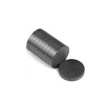 Aker Hediyelik Yuvarlak Magnet Mıknatısı 3 mm - 175 Adet - Siyah