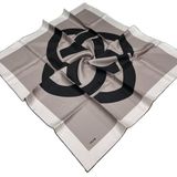Aker İpek Eşarp - 8800701-315 Vizon Siyah Sura