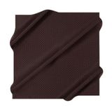 Aker İpek Eşarp - 8921713-931 Acı Kahve Siyah Twill