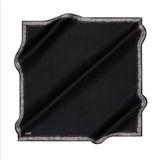 Aker İpek Eşarp - 8959713-911 Siyah Twill