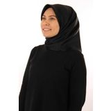 Aker Kadın Siyah Twill Ipek Eşarp 7519713