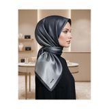 Aker Kristal Eşarp - Degrade - 1070950-924 - Koyu Lacivert, Açık Gri