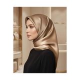 Aker Kristal Eşarp - Degrade - 1070950-961 - Karamel, Açık Kahve