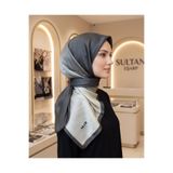 Aker Kristal Eşarp - Degrade - 1070950-972 - Füme, Yeşilimsi Gri