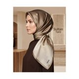 Aker Kristal Eşarp - Degrade - 1070950-981 - Bal, Bej