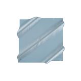 Aker Mavi Düz Taşlanmış İpek Krep Saten Eşarp, 90 x 90, 7747758, bebe mavi, kadın