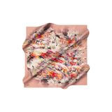 Aker Pembe 90X90 İpek Koton Eşarp