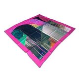 Aker Pembe Karma Desen Tivil İpek Eşarp 8810713-924