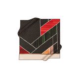Aker Siyah Kadın Geometrik Eşarp 8846438914