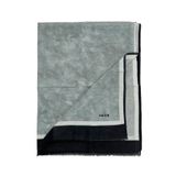 Aker Yaz Serinliği İpek Koton Şal - 7208777-411 Gri Siyah