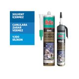 Akfix 100AQ 280 ml Siyah Akvaryum Silikonu