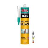 Akfix 1100E Şeffaf Silikon 280 gr(Lisinya)