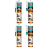 Akfix 4 Adet Genel Amaçlı Beyaz Akrilik Mastik 500 Ml Ac605 0001 Beyaz 0001 Beyaz