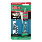 Akfix 50 ml 100E Şeffaf Genel Amaçlı Sızdırmaz Silikon Tüp
