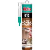 Akfix 610 Pu Ekspres 310 ml Sıvı Çivi Montaj Yapıştırıcısı