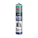 Akfix 647FC Beyaz Ultra Otomotiv Yapı Pu Mastik Tekli Hızlı Kuruyan Güçlü Yapıştırıcı