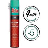 Akfix 805 Çok Amaçlı Poliüretan Köpük 750 ml Tüm Yüzeylerde Kullanıma Uygun Yüksek Yapıştırma