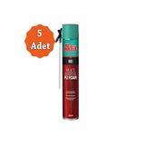 Akfix 805 Çok Amaçlı Poliüretan Pipetli Pu Köpük 850 G 5 Adet
