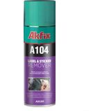 Akfix A104 Etiket Sökücü 200 ml Mastik Silikon Sökücü Sprey Metal Ve Plastik Yüzeyler İçin - 1 Adet