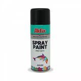 Akfix Akrilik Sprey Boya 400 ml - Parlak Siyah